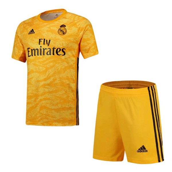 Camiseta Real Madrid 1ª Kit Niño Portero 2019 2020 Amarillo